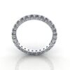 Round Brilliant Eternity Diamond Ring White Gold 1.00ct RE1 TF