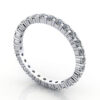 Thumb Round Brilliant Eternity Diamond Ring White Gold 1.00ct RE1 3D