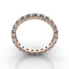 Round Brilliant Eternity Diamond Ring Rose Gold 1.50ct RE1 TF