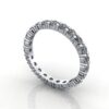 Round Brilliant Eternity Diamond Ring White Gold 1.50ct RE1 3D