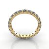 Round Brilliant Eternity Diamond Ring Yellow Gold 1.50ct RE1 TF