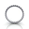 Round Brilliant Eternity Diamond Ring Platinum RE2 TF