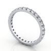 Thumb Round Brilliant Eternity Diamond Ring Platinum RE2 3D