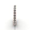 Round Brilliant Eternity Diamond Ring Rose Gold RE2 SV