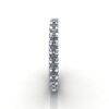 Round Brilliant Eternity Diamond Ring White Gold RE2 SV