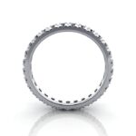 Round Brilliant Eternity Diamond Ring White Gold RE2 TF Round Brilliant Eternity Diamond Ring White Gold RE2 TF