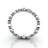 Round Brilliant Eternity Diamond Ring Platinum RE3 TF
