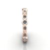Round Brilliant Eternity Diamond Ring Rose Gold RE3 SV