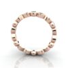 Round Brilliant Eternity Diamond Ring Rose Gold RE3 TF
