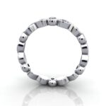 Round Brilliant Eternity Diamond Ring White Gold RE3 TF