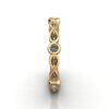 Round Brilliant Eternity Diamond Ring Yellow Gold RE3 SV