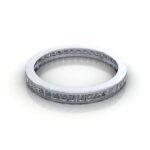 Princess Cut Eternity Diamond Ring Platinum RE4 LF Princess Cut Eternity Diamond Ring Platinum RE4 LF