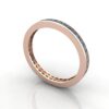 Princess Cut Eternity Diamond Ring Rose Gold RE4 3D