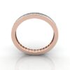 Princess Cut Eternity Diamond Ring Rose Gold RE4 TF