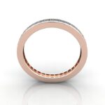 Princess Cut Eternity Diamond Ring Rose Gold RE4 TF