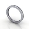 Princess Cut Eternity Diamond Ring White Gold RE4 3D