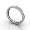 Round Brilliant Eternity Diamond Ring Platinum RE5 3D