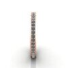 Round Brilliant Eternity Diamond Ring Rose Gold RE5 SV