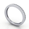 Thumb Round Brilliant Eternity Diamond Ring White Gold RE5 3D