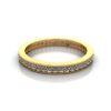 Round Brilliant Eternity Diamond Ring Yellow Gold RE5 LF