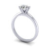 Round Brilliant Solitaire Diamond Ring White Gold RS2 3D