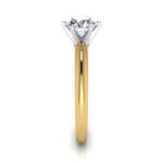 Round Brilliant Solitaire Diamond Ring Yellow Gold RS2 SV Round Brilliant Solitaire Diamond Ring Yellow Gold RS2 SV