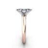 Marquise Cut Solitaire Diamond Ring Rose Gold RS2 SV