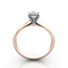 Marquise Cut Solitaire Diamond Ring Rose Gold RS2 TF