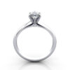 Marquise Cut Solitaire Diamond Ring White Gold RS2 TF
