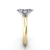 Marquise Cut Solitaire Diamond Ring Yellow Gold RS2 SV