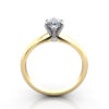 Marquise Cut Solitaire Diamond Ring Yellow Gold RS2 TF