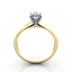 Marquise Cut Solitaire Diamond Ring Yellow Gold RS2 TF Marquise Cut Solitaire Diamond Ring Yellow Gold RS2 TF