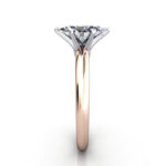 Oval Cut Solitaire Diamond Ring Rose Gold RS2 SV Oval Cut Solitaire Diamond Ring Rose Gold RS2 SV