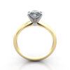 Oval Cut Solitaire Diamond Ring Yellow Gold RS2 TF
