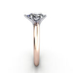 Pear Cut Solitaire Diamond Ring Rose Gold RS2 SV Pear Cut Solitaire Diamond Ring Rose Gold RS2 SV