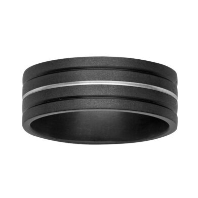 Black Zirconium Ring PD656Z